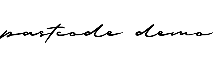 pastcode demo  Free Fonts Download