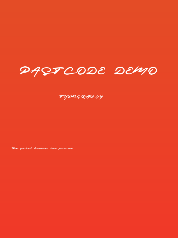 pastcode demo Poster