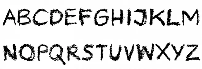 pastelRegular 字体 大写