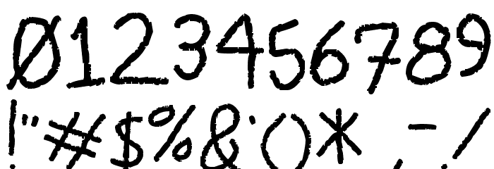 pastelfont フォント その他の文字