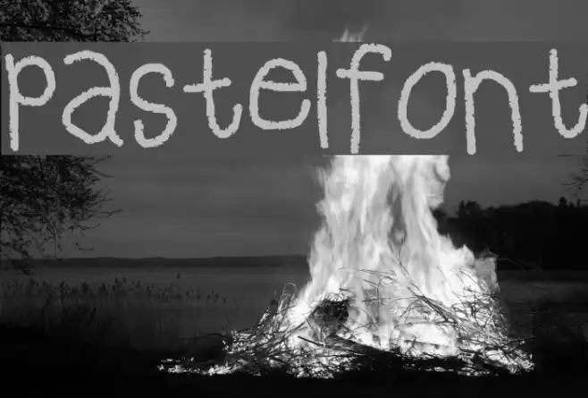 pastelfont Font examples