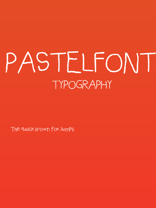 pastelfont Poster