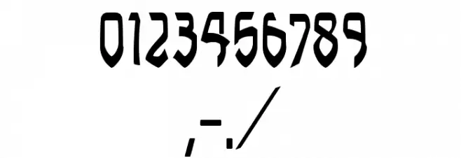 pasundan Font OTHER CHARS