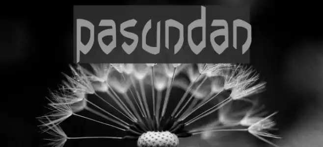 pasundan Font examples