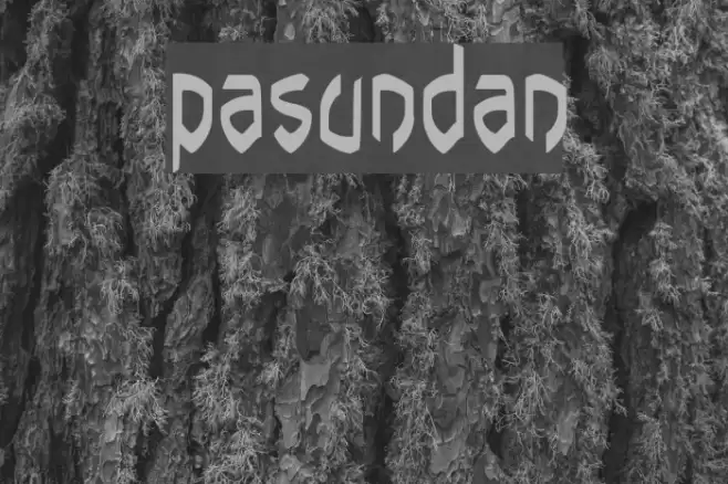 pasundan Font examples