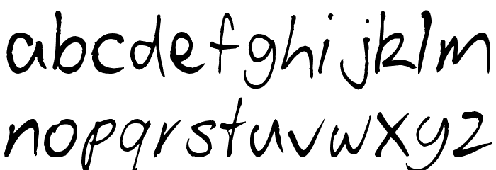 patoskript Font LOWERCASE