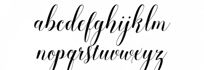 paulinescript Font Litere mici