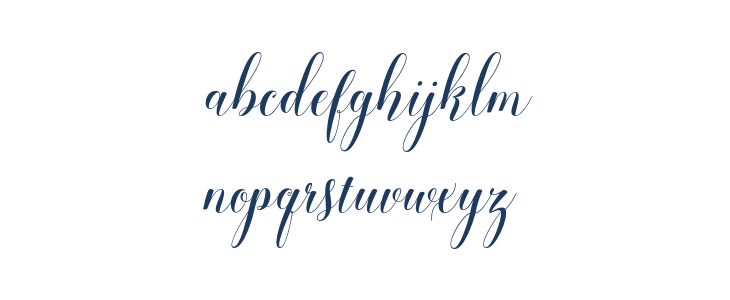 paulinescript Lowercase