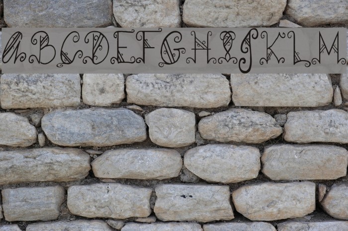 PC-GothicScroll Polices examples