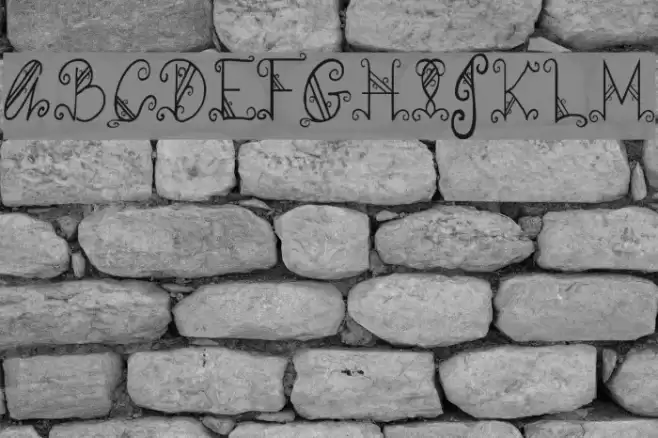 PC-GothicScroll Polices examples