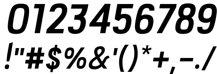 PC Navita Bold-Oblique Font OTHER CHARS