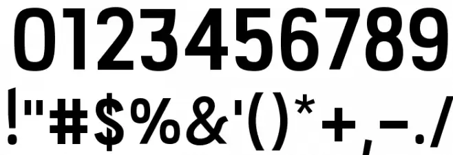 PC Navita Bold Font OTHER CHARS