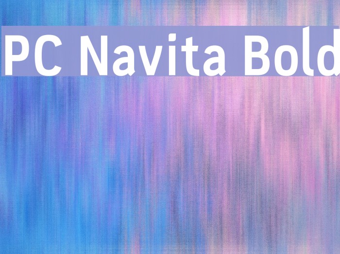 PC Navita Bold Example 2