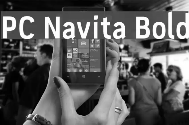 PC Navita Bold Font examples