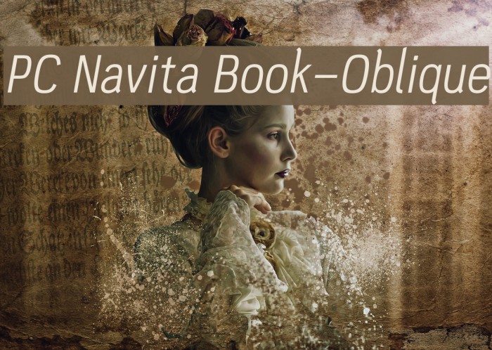 PC Navita Book-Oblique Font examples