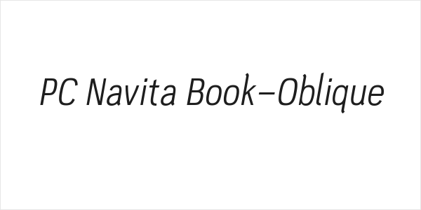 PC Navita Book-Oblique Logo