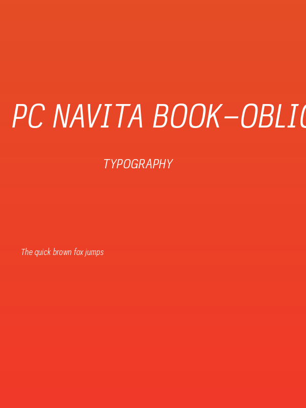 PC Navita Book-Oblique Poster