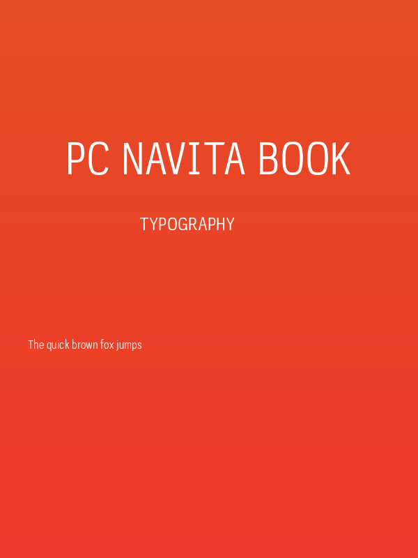 PC Navita Book Poster