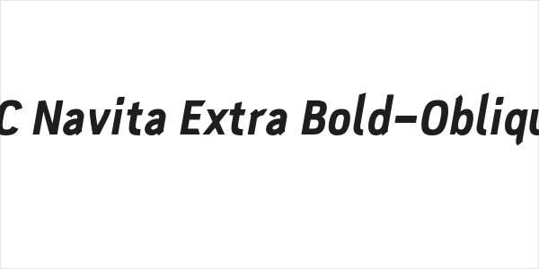 PC Navita Extra Bold-Oblique Logo