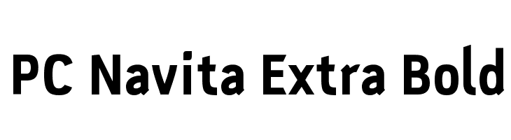 PC Navita Extra Bold  Descarca Fonturi Gratis