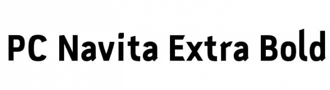 PC Navita Extra Bold  les polices de caractères gratuit tlcharger
