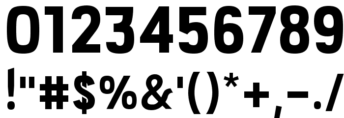 PC Navita Extra Bold Font OTHER CHARS