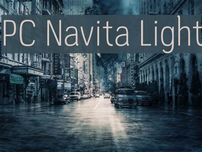 PC Navita Light Font examples