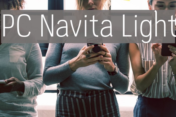 PC Navita Light Font examples