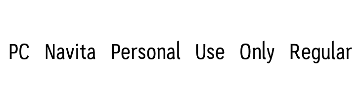 PC-Navita-Personal-Use-Only-Regular  नि: शुल्क फ़ॉन्ट्स डाउनलोड