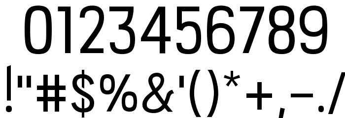 PC Navita Regular Font OTHER CHARS