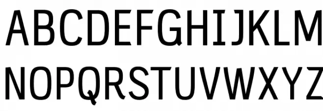 PC Navita Regular Font Litere mari