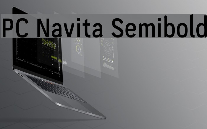 PC Navita Semibold Font examples