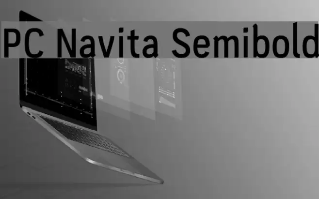 PC Navita Semibold Font examples