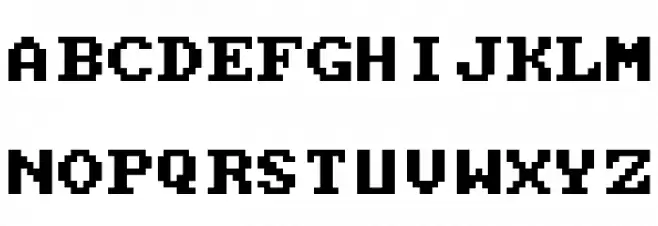 PC Senior Regular Шрифта ВЕРХНИЙ