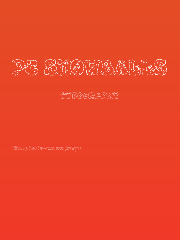 PC Snowballs Poster