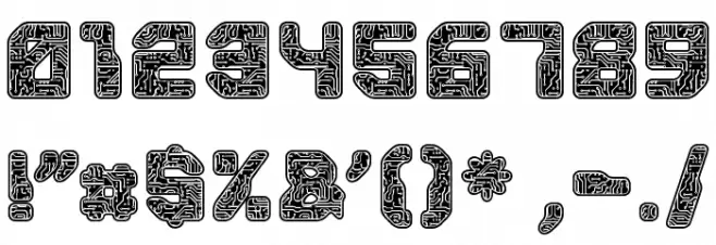 PCB Font OTHER CHARS