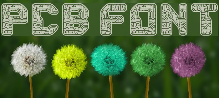 PCB Font examples