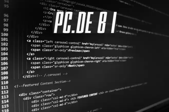 PC.DE Bold Italic Шрифта examples