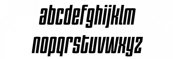 PC.DE Bold Italic Шрифта строчной