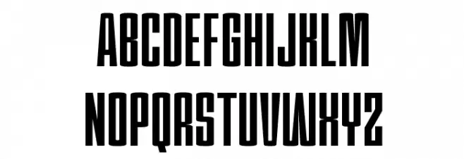 PC.DE Bold Schriftart Groß