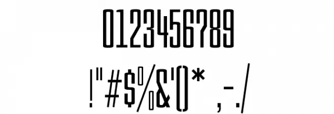 PC.DE Font OTHER CHARS