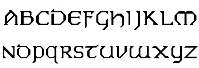 PCEire 字体 大写