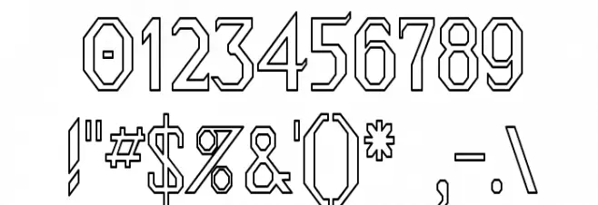 PCEireHC Font OTHER CHARS