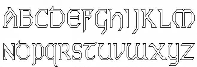 PCEireHC 字体 大写