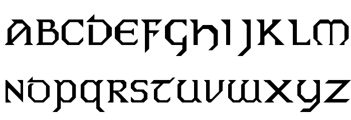 PCEire Font LOWERCASE