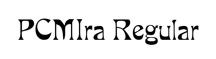 PCMIra Regular  لخطوط تنزيل