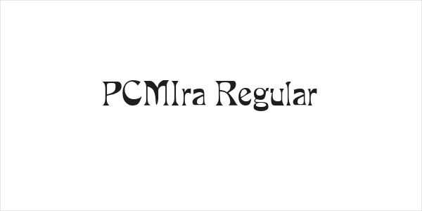 PCMIra Regular Logo
