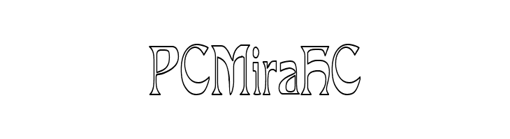 PCMiraHC  Frei Schriftart Herunterladen