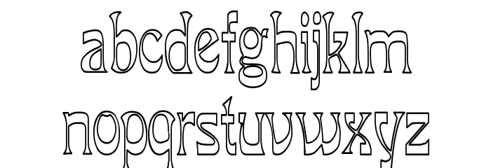 PCMiraHC Font LOWERCASE