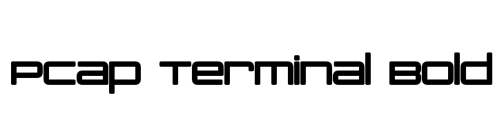 PCap Terminal Bold Font